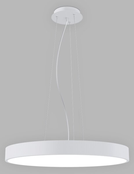 Led2 Závěsné LED svítidlo MONO SLIM P-Z ø 60 cm Barva: Bílá, Stmívání, řízení: DALI/PUSH