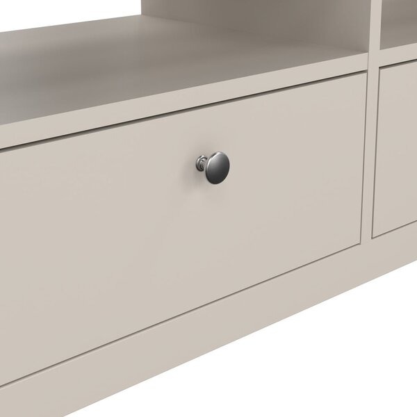 Šedobéžový TV stolek 151x54x38 cm Madrid – Tvilum