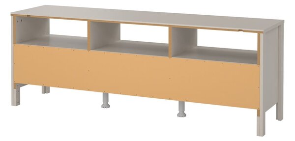 Šedobéžový TV stolek 151x54x38 cm Madrid – Tvilum