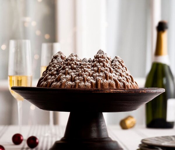 Nordic Ware forma bábovka Les stříbrná 2l 89737