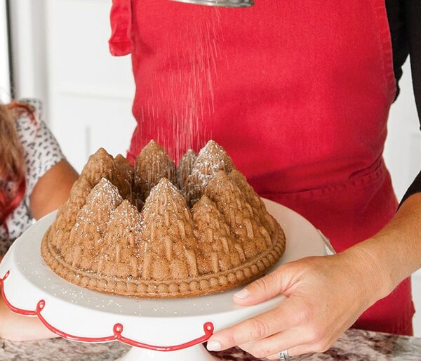 Nordic Ware forma bábovka Les stříbrná 2l 89737