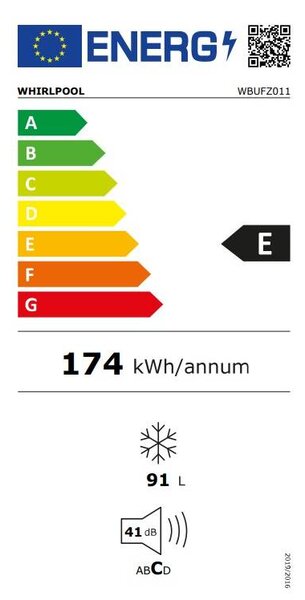 Vestavná mraznička Whirpool Whirlpool WBUFZ011 (E)