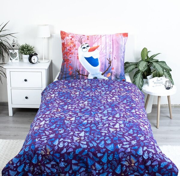 Bavlněné dětské povlečení na jednolůžko 140x200 cm Frozen "Sister Purple" – Jerry Fabrics