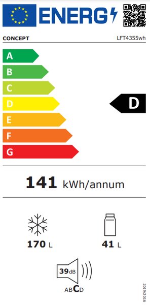 Lednice Concept lft4355wh (D)