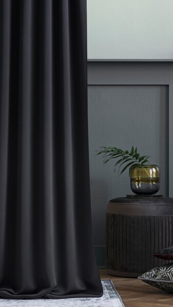 Room99 Hotový závěs na kroužcích AURA Barva: Mátová/Stříbrná, Velikost: 140 x 260 cm