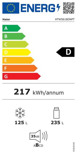 Lednice Haier HTW5618DNPT (D)
