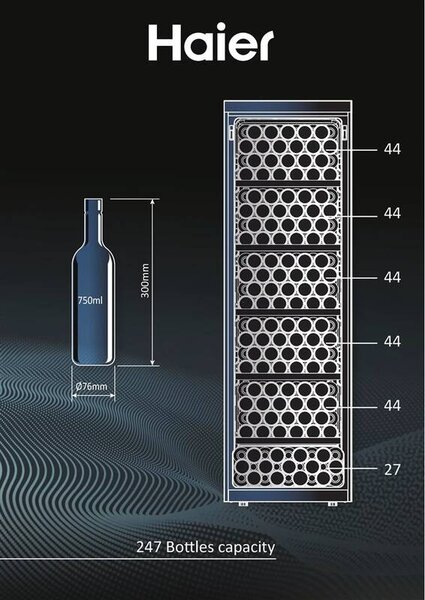 Vinotéka Haier HWS247GEH1 (E)