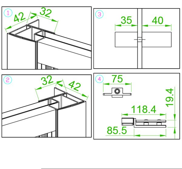 BPS-koupelny Pětiúhelníkový sprchový kout BS07B 90x90 černá/transparent + vanička SXL07B BL černá