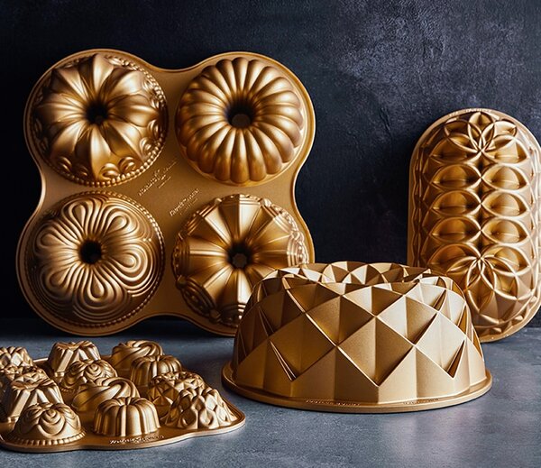 Forma na chlebíček JUBILEE zlatá 1,4 l, NORDIC WARE 82677