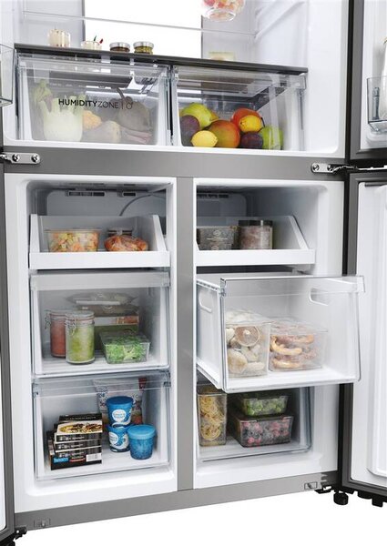 Americká lednice Haier HCR7818DWPT (D)
