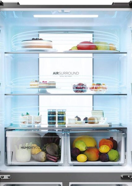 Americká lednice Haier HCR7818DWPT (D)