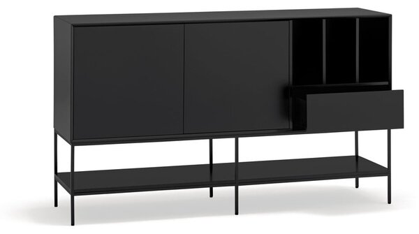 Černá komoda 166x98x45 cm Platt – Teulat