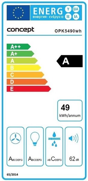 Digestoř Concept OPK5490WH (A)