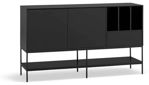 Černá komoda 166x98x45 cm Platt – Teulat