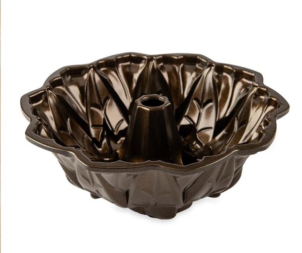 Nordic Ware forma bábovka Lístky měděná 2,1 l 85948