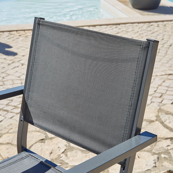 STOHOVATELNÉ KŘESLO, kov, textil Ambia Garden - Stohovatelné židle, Online Only