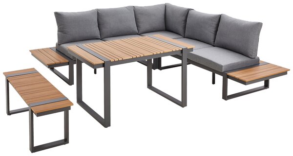 ZAHRADNÍ JÍDELNÍ SET kov, plast, textil Ambia Garden - Online Only zahradní nábytek, Online Only