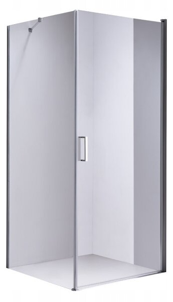 BPS-koupelny Čtvercový sprchový kout ZAR-900 90x90 chrom/transparent - bez vaničky