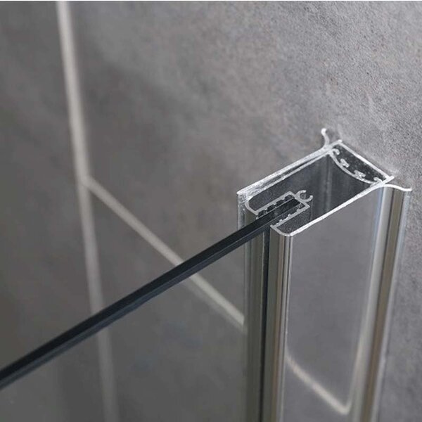 BPS-koupelny Čtvercový sprchový kout KZ1390A 80x80 chrom/transparent + vanička SXL02A WH bílá