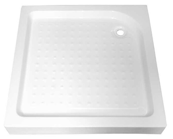 BPS-koupelny Čtvercový sprchový kout KZ1390A 80x80 chrom/transparent + vanička SXL02A WH bílá
