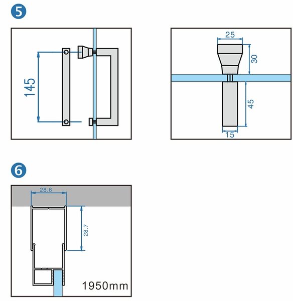 BPS-koupelny Čtvercový sprchový kout KZ1390B BL 90x90 černý/transparent + vanička RIKO BL černá