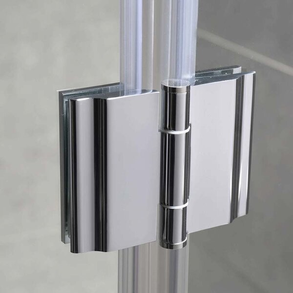 BPS-koupelny Čtvercový sprchový kout KZ1390A 80x80 chrom/transparent + vanička SXL02A WH bílá