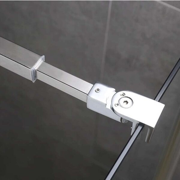 BPS-koupelny Čtvercový sprchový kout KZ1390A 80x80 chrom/transparent + vanička SXL02A WH bílá