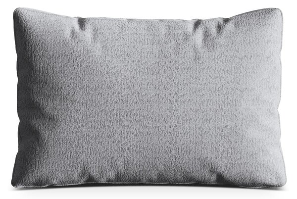 Světle šedý polštář na gauč z textilie bouclé Kemi – Cosmopolitan Design