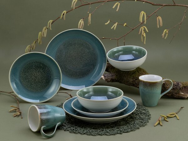 KOMBINOVANÁ SOUPRAVA, 8dílné, kamenina Creatable - Online Only nádobí, Online Only