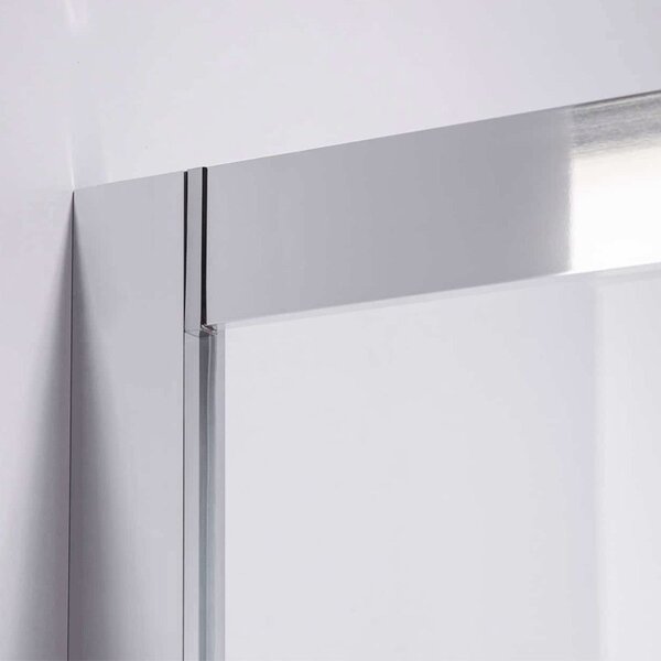 BPS-koupelny Čtvercový sprchový kout KZ102B 90x90 chrom/transparent + vanička RIKO BL černá