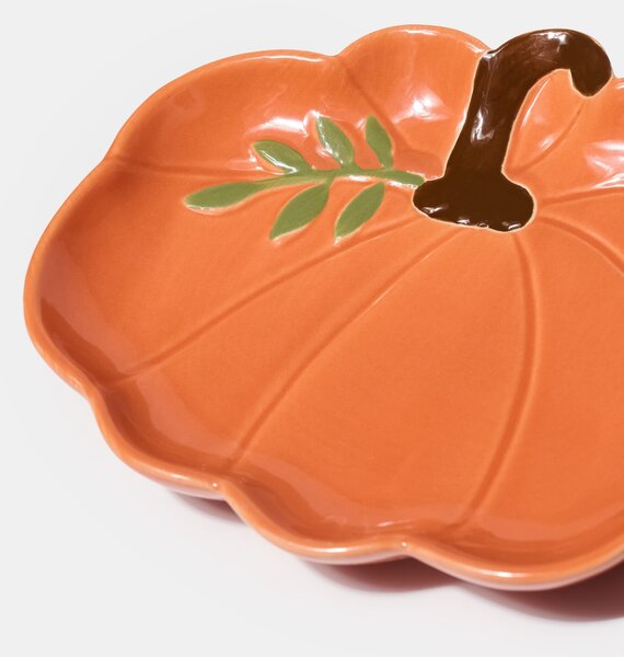 Sinsay - Dekorativní tác ve tvaru dýně - oranžová