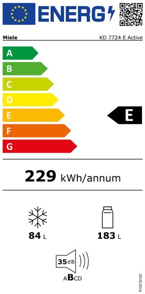 Vestavná chladnička MIELE KD 7724 E Active (E)