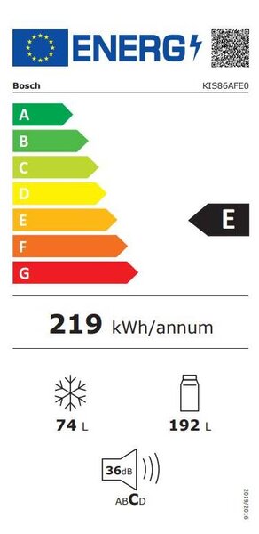Vestavná chladnička BOSCH KIS86AFE0 Serie 6 (E)