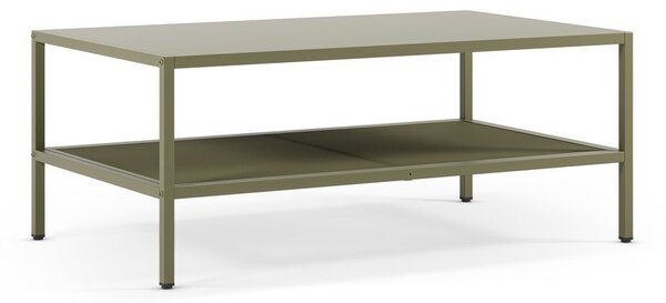 Zelený kovový konferenční stolek 60x100 cm Fayna – Marckeric