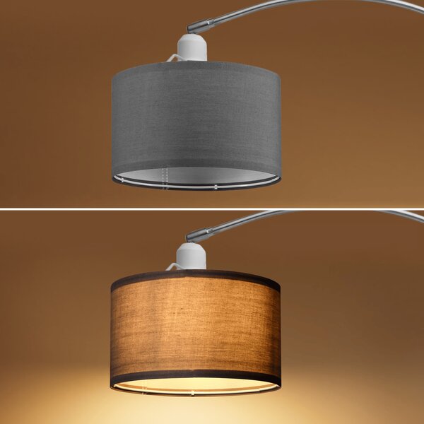 Oblouková lampa nastavitelná, mramorová základna 108093