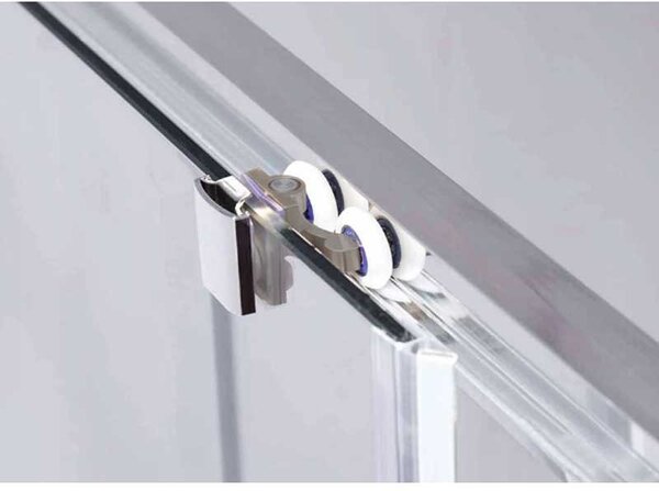 BPS-koupelny Čtvercový sprchový kout KZ90B 90x90 chrom/transparent - bez vaničky