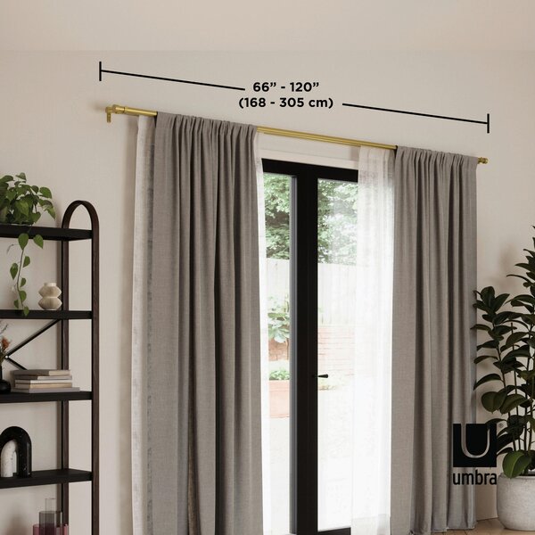 TYČ NA ZÁVĚSY 309 cm Umbra - Online Only závěsy & záclony, Online Only