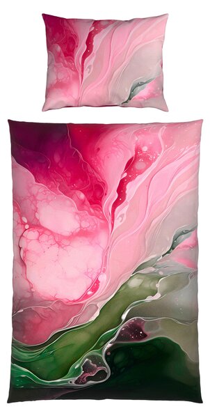 OBOUSTRANNÉ POVLEČENÍ, satén, pink, 140/200 cm Esposa - Povlečení