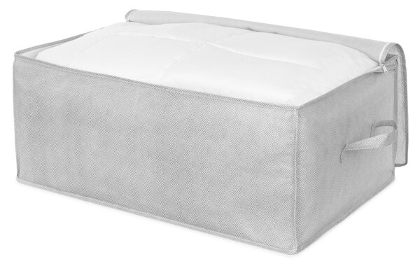 Úložný box na peřinu a textil Compactor Boston 50 x 70 x 30 cm, šedý