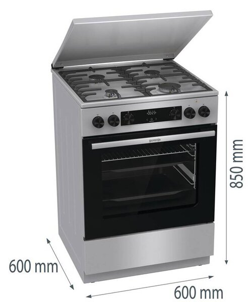Sporák Gorenje GKS6C71XF (A)