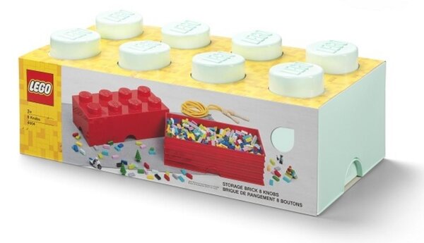 Tyrkysový úložný box LEGO® Smart 25 x 50 cm