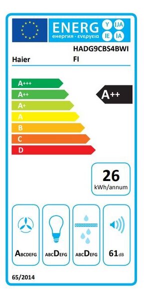 Digestoř HAIER HADG9CBS4BWIFI I-Link Series 4 + 5 let záruka po registraci