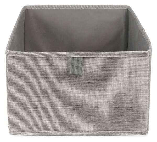 Úložný box Compactor Oxford 26 x 42 x 16,5 cm, polyester, šedo-béžový