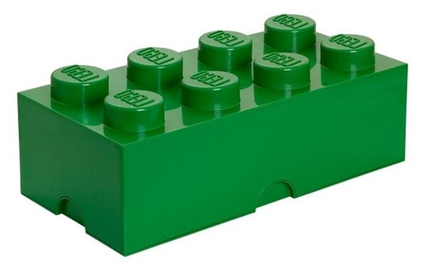 Tmavě zelený úložný box LEGO® Smart 25 x 50 cm
