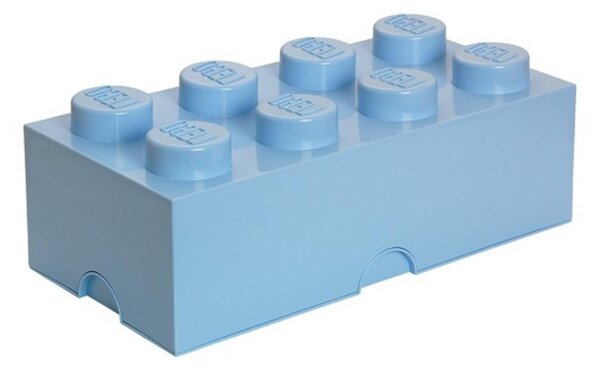 Světle modrý úložný box LEGO® Smart 25 x 50 cm
