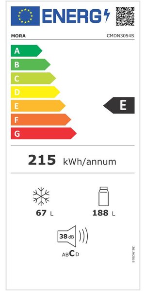 Lednice MORA CMDN 3054 S (E)