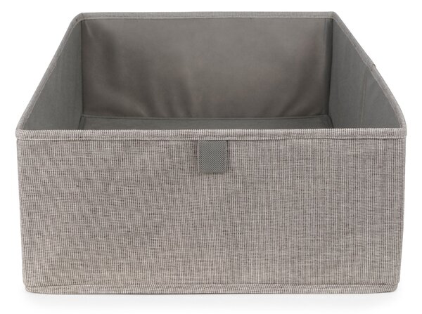Úložný box Compactor Oxford XL 36 x 56 x 16,5 cm, polyester, šedo-béžový