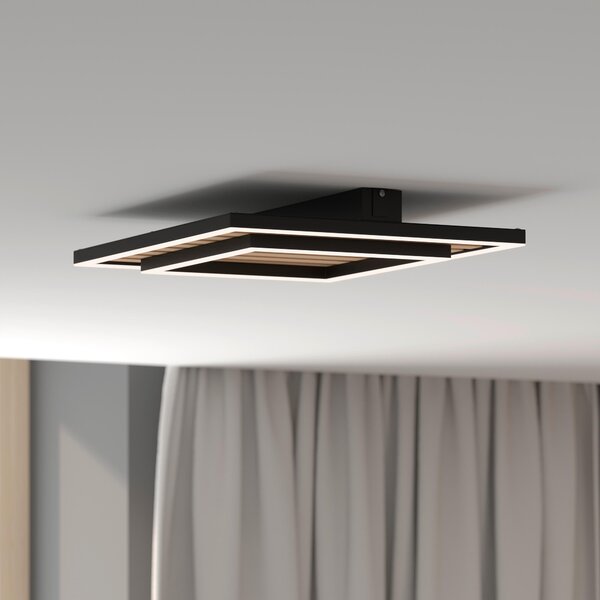 STROPNÍ LED SVÍTIDLO, 40/40/6 cm Novel - Stropní svítidla