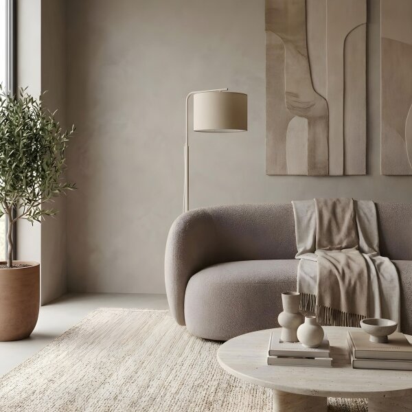Stojací lampa ARDEN 1xE27/15W/230V béžová