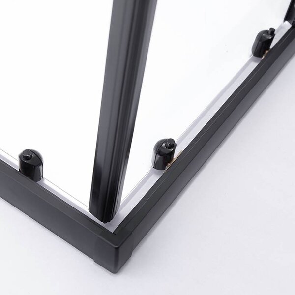 BPS-koupelny Čtvercový sprchový kout BL30B 90x90 černá/transparent - bez vaničky